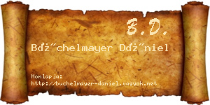 Büchelmayer Dániel névjegykártya